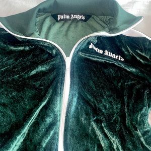 Palm Angels Velvet Crop Jacket
